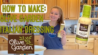 How To Make OLIVE GARDEN ITALIAN DRESSING [upl. by Yorgen296]