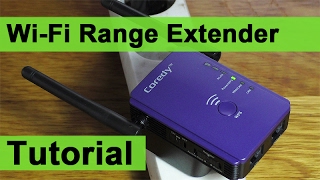 WiFi Range Extender Setup Tutorial  Coredy E300 [upl. by Carolynne]