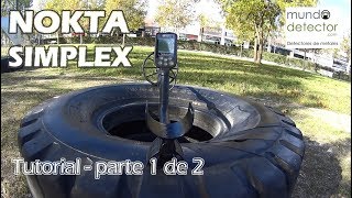 Tutorial del detector de metales NOKTA SIMPLEX  Parte 1 de 2 [upl. by Otsuaf]