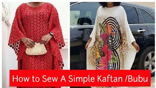 Easiest way to Sew A Simple Kaftan on YouTube [upl. by Reichert]