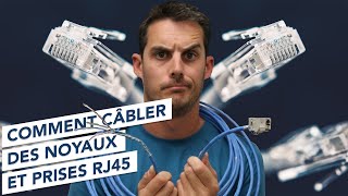 Comment câbler des noyaux et prises RJ45 [upl. by Ridley160]