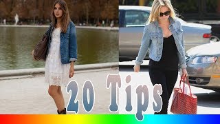 20 Style Tips On How To Wear A Denim Jacket [upl. by Yssim497]