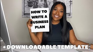 HOW TO WRITE A BUSINESS PLAN STEP BY STEP  TEMPLATE  9 Key Elements [upl. by Siegler]