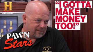 Pawn Stars quotI Gotta Make Money Tooquot 8 BRUTAL NEGOTIATIONS  History [upl. by Cary522]