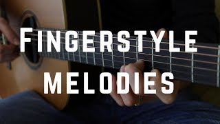 5 Simple yet Beautiful Fingerpicking Melodies for Intermediate [upl. by Micro]