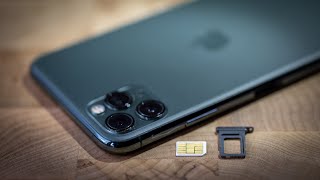 iPhone 11 HOW TO Insert  Remove SIM Card [upl. by Ahtera]