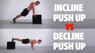 Incline VS Decline Push Ups Whats the difference [upl. by Rori]