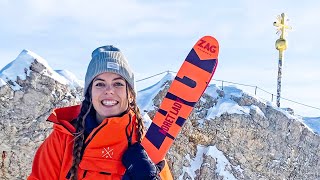 Skifahren an der Zugspitze Das schneesicherste Skigebiet in Deutschland [upl. by Yedoc421]