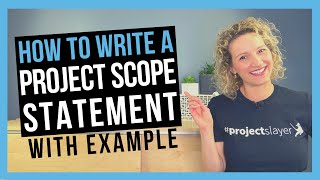 Project Scope Statement IN 4 EASY STEPS [upl. by Dibbrun]