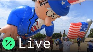 Thousands Attend National 4th of July Parade in Washington DC [upl. by Gunthar]