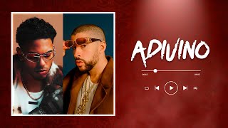 BAD BUNNY amp MYKE TOWERS  ADIVINO  letra [upl. by Selinski113]