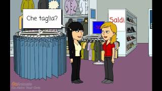 Acquisti in un negozio di abbigliamento [upl. by Leterg177]