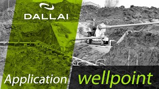 Dewatering system  Wellpoint system  Dallai [upl. by Leahcir]