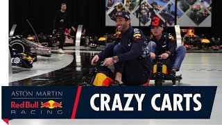 Max Verstappen and Daniel Ricciardo Crazy Cart The Factory [upl. by Melvyn620]