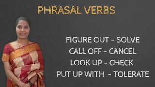 Phrasal verbs in Tamil Spoken English Through Tamil  How to use phrasal verbs [upl. by Ranite878]