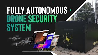 Drone Security System Fully Autonomous Solution Integrated with DiaB Hardware [upl. by Rolyak]