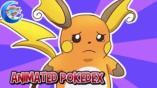 Animated Pokédex  Raichu [upl. by Eednus]