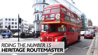 You Can Still Ride Routemaster Buses in London [upl. by Heisser]