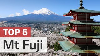 Top 5 Things to do Around Fuji  japanguidecom [upl. by Eenehs]