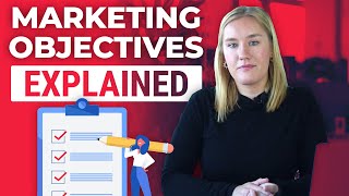 Marketing Objectives Explained  10 Examples [upl. by Halfon]