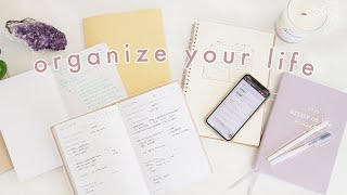 How to Be More Organized amp Productive  10 Habits for Life Organization [upl. by Ahsoik]