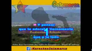 618 Soledad Que nadie sepa mi sufrir karaoke PRODUCCIONES ROBERTO [upl. by Weissmann]