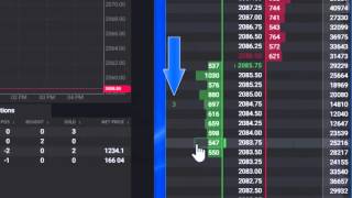 Placing Limit Orders in Tradovates DOM Module [upl. by Cattan5]