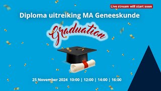 Diploma uitreiking Master Geneeskunde  session 1 [upl. by Trocki893]