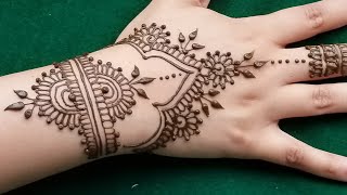 Henna Tutorial Very Gorgeous And Easy Henna Design For Beginners [upl. by Lundberg]