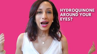 Is Hydroquinone Safe Around Your Eyes Eye Doctor Explains [upl. by Eirojram]