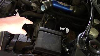 2001 F350 73  RiffRaff UpPipes Install  Stock up pipes leaking and falling apart JUNK SP [upl. by Atekehs]