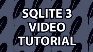 SQLite3 Tutorial [upl. by Eirojram374]