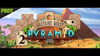 Solitaire Quest Pyramid  Free to Play  Gameplay [upl. by Eerpud]