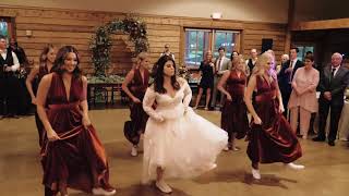 Surprise Bridesmaids Dance at Wedding [upl. by Burr]