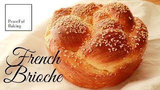 Classic French Braided Brioche With Poolish [upl. by Noam]