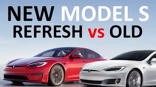 NEW REFRESHED 2021 Tesla Model S vs OLD Model S What has IMPROVED [upl. by Atinomar]