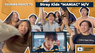 COUSINS REACT TO Stray Kids quotMANIACquot MV [upl. by Namara115]