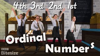 Ordinal Numbers  BBC Bitesize Foundation Maths and Numeracy [upl. by Alle]