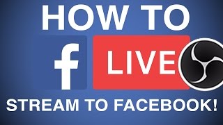 How To Stream Live Video To Facebook Page Using Camera  Go Live On Facebook [upl. by Blatman]