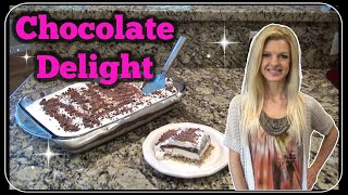 Chocolate Delight  4 Layer Dessert Recipe [upl. by Anaujd]