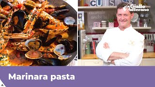 MARINARA PASTA Pasta with seafood Italian recipe [upl. by Wojcik]