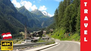 Driving in Austria 2 From Kaiser Franz Josefs Höhe to Heiligenblut  4K 60fps [upl. by Sabino160]