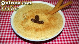 Mazamorra de QUINUA con LECHE  Nutritiva y Deliciosa 😋 [upl. by Oretos691]