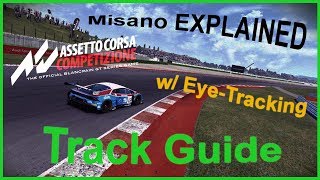 Assetto Corsa Competizione  Misano Track GUIDE [upl. by Repsihw]