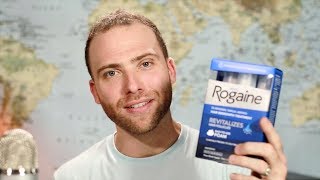 Im Officially BALDING MENS ROGAINE JOURNEY  How to Apply Rogaine [upl. by Eilime]