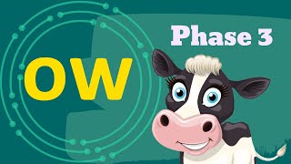 The OW Sound  Phase 3  Phonics [upl. by Bywaters]