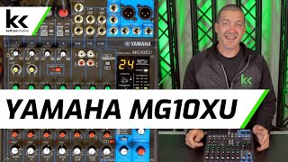 Yamaha MG10XU USB Audio Mixing Console  Setup amp Review [upl. by Haeli]