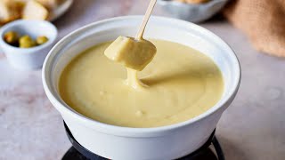 How To Make Vegan Cheese FONDUE [upl. by Constancia32]