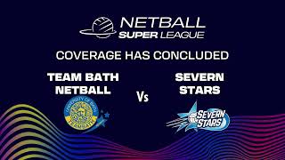 LIVE NETBALL  Team Bath v Severn Stars  Netball Super League [upl. by Muire933]