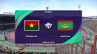 Burkina Faso vs Mauritania 16012024 Africa Cup of Nations PES 2021 [upl. by Ober]